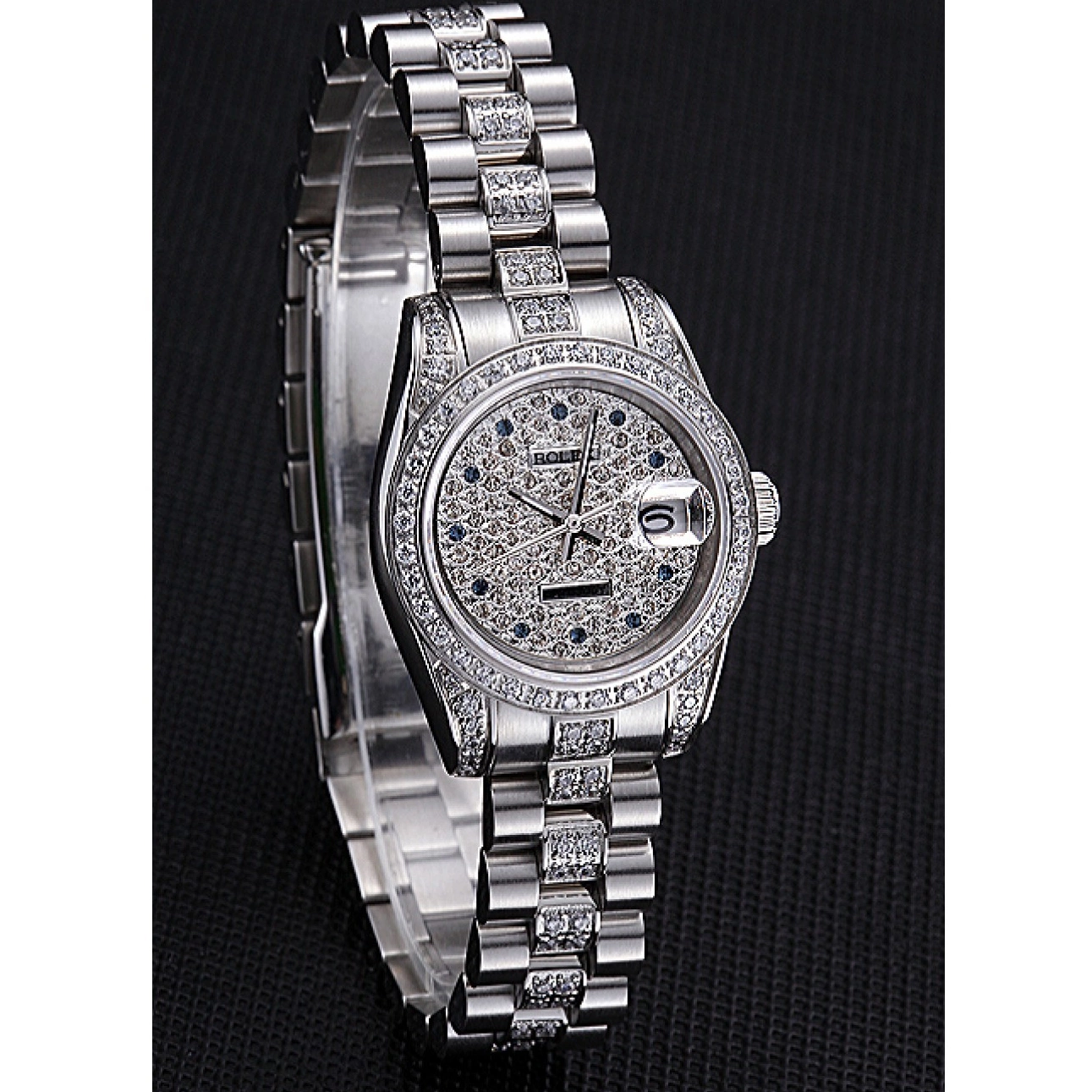 MiroTime 0721 Swiss Rolex DateJust Diamond Dial Stainless Steel 622021